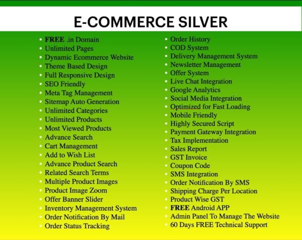 Ecommerce Silver